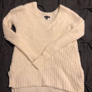 American Eagle cream sweater